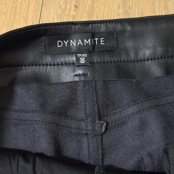 NWOT Dynamite Gigi Faux Leather Midi Skirt XS - Picture 5 of 6